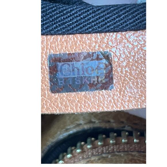 Chloé Ethel Medium Tote in Cognac Leather Gold Hardware Crossbody Strap Hungary - Picture 7 of 13